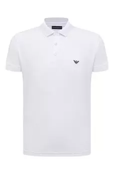 Хлопковое поло Emporio Armani