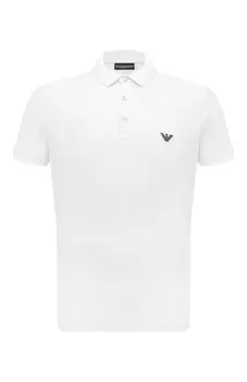 Хлопковое поло Emporio Armani