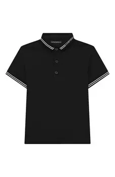 Хлопковое поло Emporio Armani