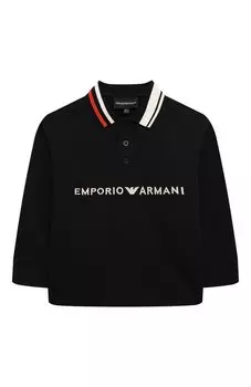 Хлопковое поло Emporio Armani