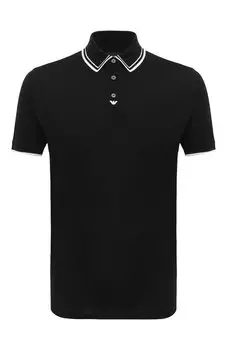 Хлопковое поло Emporio Armani