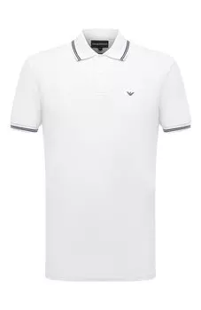 Хлопковое поло Emporio Armani
