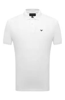 Хлопковое поло Emporio Armani