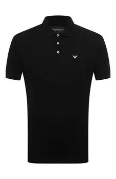 Хлопковое поло Emporio Armani