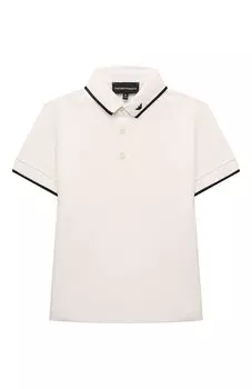 Хлопковое поло Emporio Armani