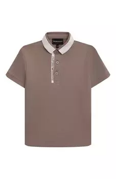 Хлопковое поло Emporio Armani