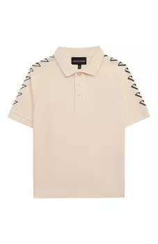 Хлопковое поло Emporio Armani