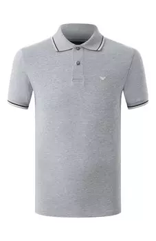 Хлопковое поло Emporio Armani