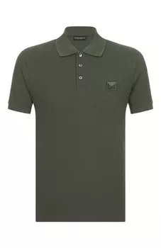 Хлопковое поло Emporio Armani