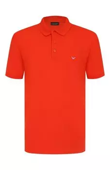 Хлопковое поло Emporio Armani