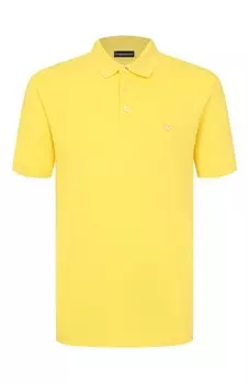 Хлопковое поло Emporio Armani