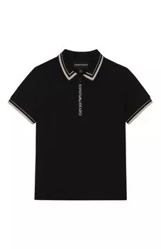 Хлопковое поло Emporio Armani