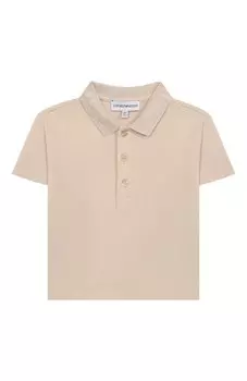 Хлопковое поло Emporio Armani