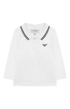 Хлопковое поло Emporio Armani
