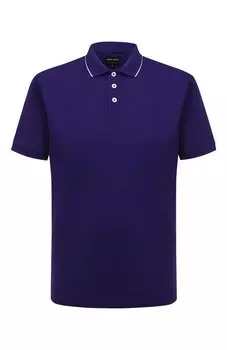 Хлопковое поло Giorgio Armani