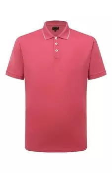 Хлопковое поло Giorgio Armani