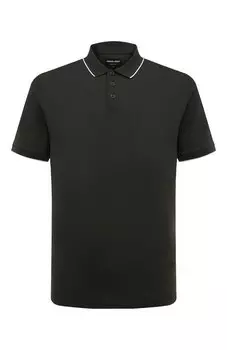 Хлопковое поло Giorgio Armani