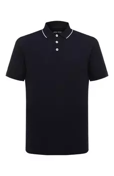 Хлопковое поло Giorgio Armani
