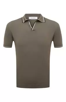 Хлопковое поло Gran Sasso