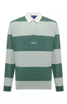 Хлопковое поло HUGO Blue