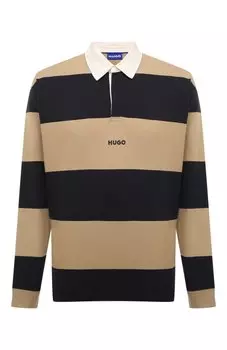 Хлопковое поло HUGO Blue