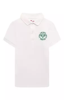 Хлопковое поло MC2 Saint Barth