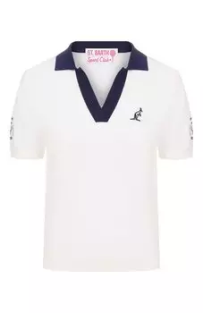 Хлопковое поло MC2 Saint Barth