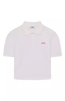 Хлопковое поло MSGM kids