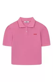 Хлопковое поло MSGM kids