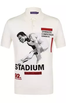 Хлопковое поло с короткими рукавами Ralph Lauren