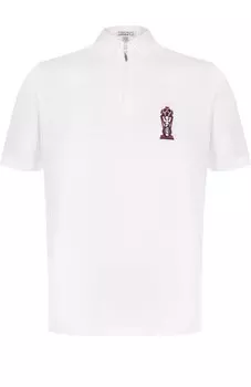 Хлопковое поло с короткими рукавами Zilli