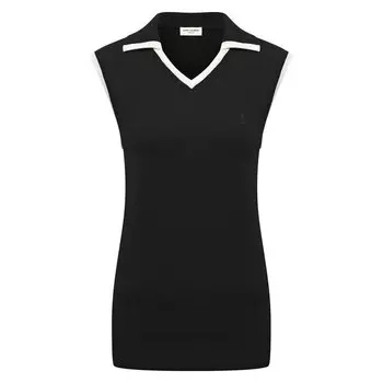Хлопковое поло Saint Laurent