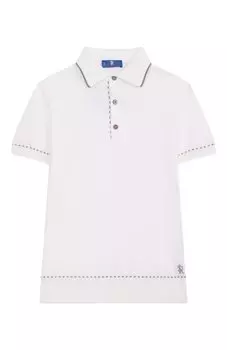 Хлопковое поло Stefano Ricci Junior