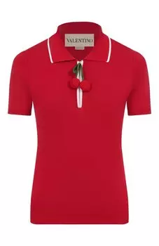 Хлопковое поло Valentino