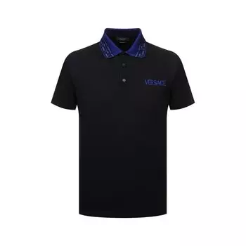 Хлопковое поло Versace