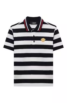 Хлопковое поло Versace