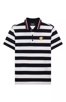 Хлопковое поло Versace