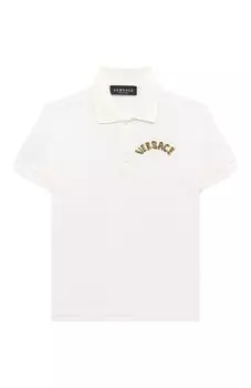 Хлопковое поло Versace