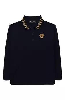 Хлопковое поло Versace