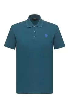 Хлопковое поло Versace