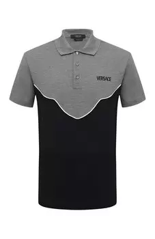 Хлопковое поло Versace
