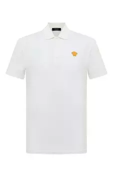 Хлопковое поло Versace