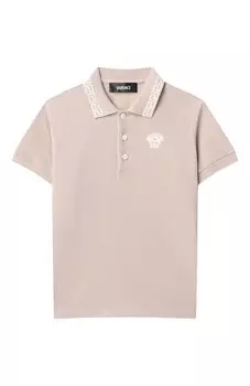 Хлопковое поло Versace