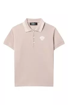 Хлопковое поло Versace
