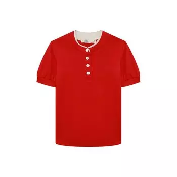 Хлопковое поло Zhanna &amp; Anna