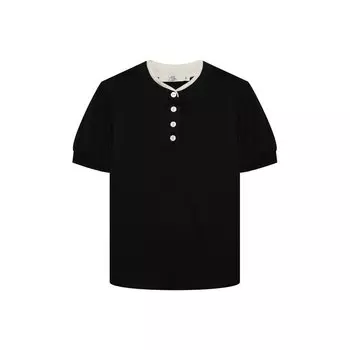 Хлопковое поло Zhanna &amp; Anna