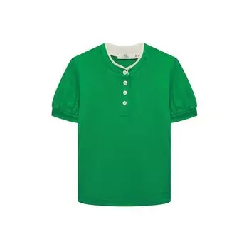 Хлопковое поло Zhanna &amp; Anna