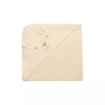 Хлопковое полотенце с капюшоном babybu