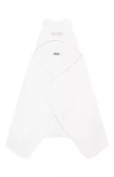 Хлопковое полотенце с капюшоном Moschino