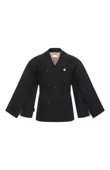 Хлопковое полупальто Burberry